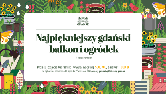 Najpiękniejszy gdański balkon i ogródek – zgłoś na konkurs i wygraj nagrody