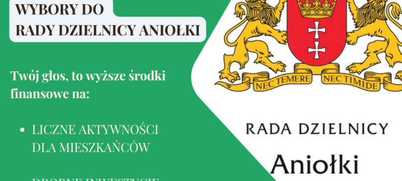 Wybory do Rady Dzielnicy Aniołki 13 października 2024 r.