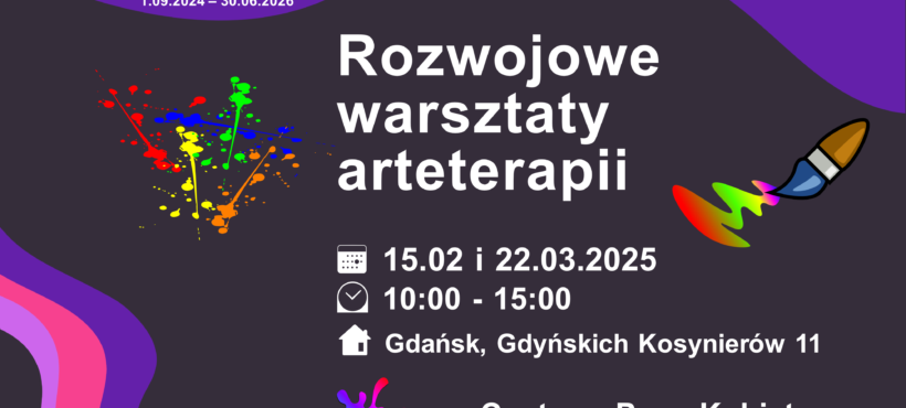 ROZWOJOWE WARSZTATY ARTETERAPII DLA KOBIET