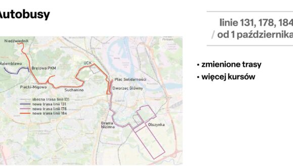 Kolejne zmiany w przebiegu linii tramwajowych i autobusowych Kolejne zmiany w przebiegu linii tramwajowych i autobusowych