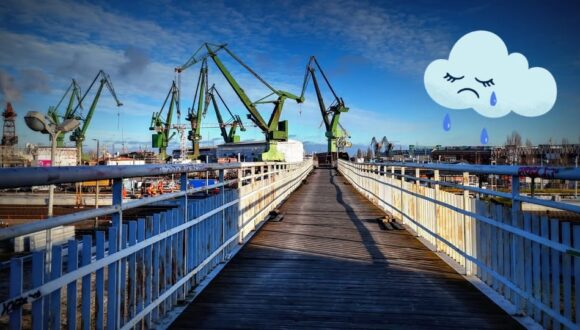 Opóźniony termin zakończenia remontu kładki SKM Gdańsk Stocznia