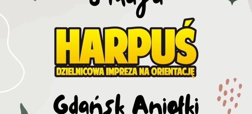 Dzielnicowa gra na orientację Harpuś 8 maja 2022 r. w Parku Zielonym