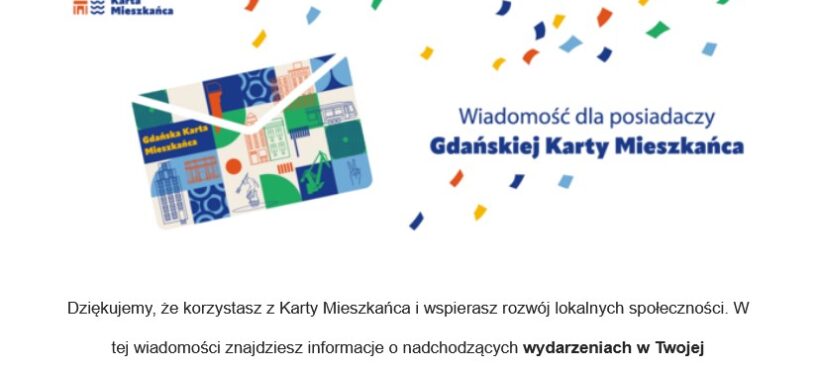 Newsletter Karty Mieszkańca z informacjami o Aniołkach – zapisz się już dziś