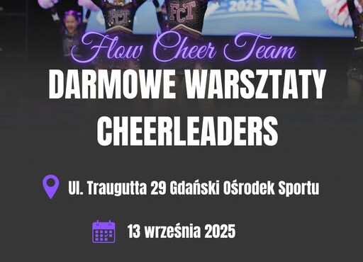 Darmowe warsztaty cheerleaders na Aniołkach – 13 września 2025 r.